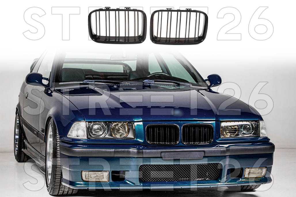 Grile Centrale BMW Seria 3 E36 Non-Facelift (1991-1996) Negru Lucios