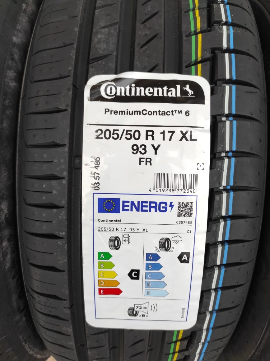 Летни гуми Continental 205/50/17 Premium contact 6,БОРД