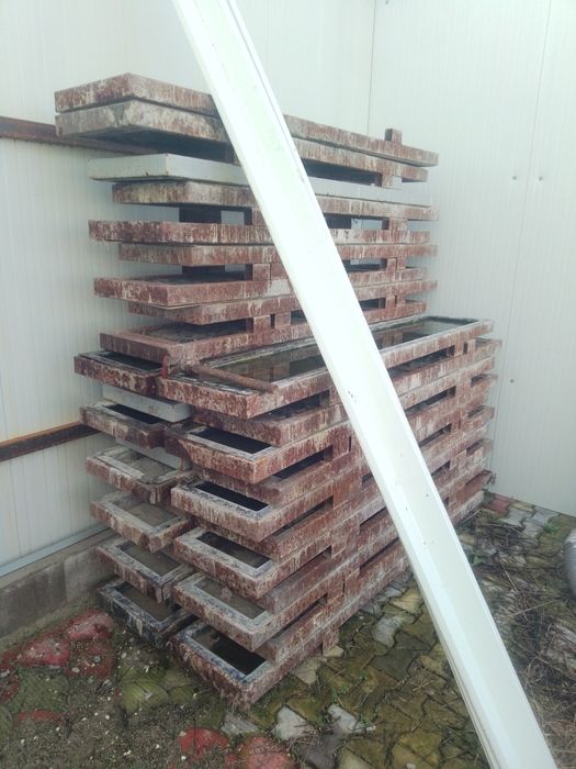 Masa vibratoare pavaj placi de gard cu tărgi uscare