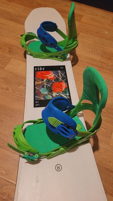 Placa snowboard RIDE 146 + LEGĂTURI BURTON Cartel