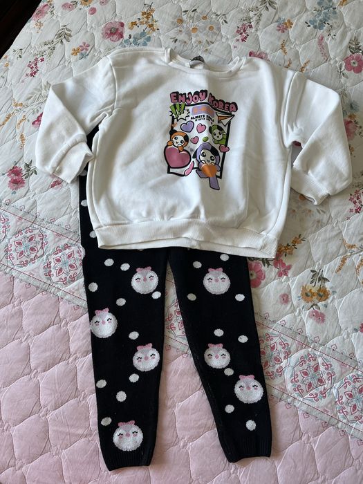 Bluza, pantaloni grosi 116/122