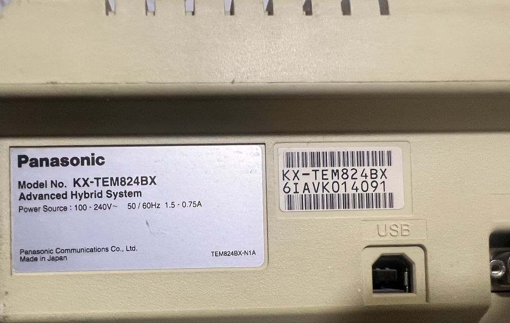 Мини АТС TEM824 в полной комплектации