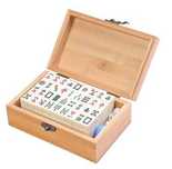 Луксозна игра Mahjong/ Маджонг в дървена кутия