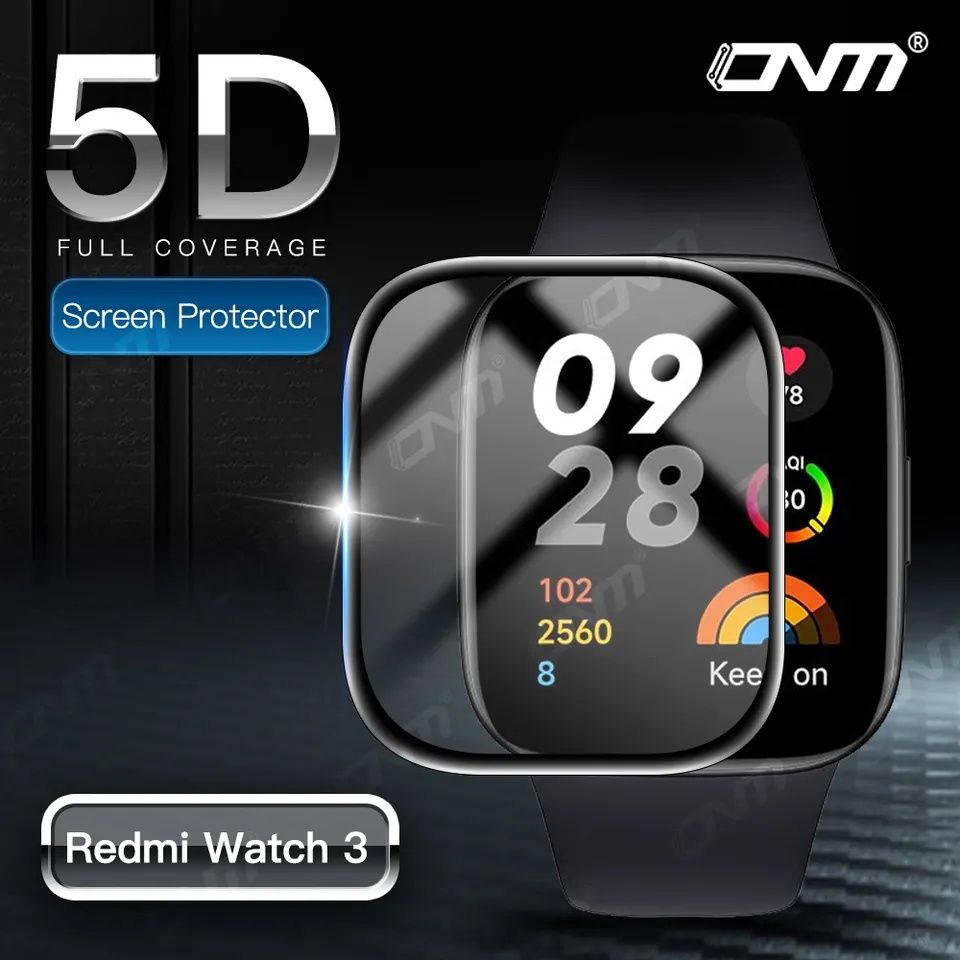 Xiaomi Redmi Watch 4 / 3 / 3 Active / 5D Протектор за цял екран
