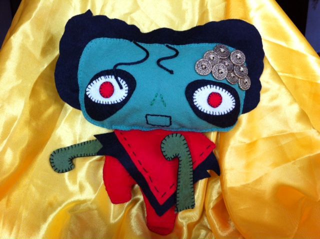 Papusa Zombie, Michael Jackson - Thriller, produs handmade