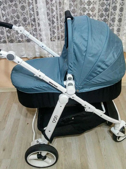 Комбинирана бебешка количка KIKKA BOO Ugo 3 в 1 - Blue