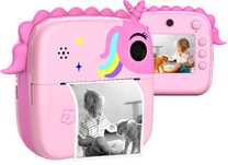 Aparat foto pentru copii cu printare instant, VALA A20 Unicorn, 50Mpx