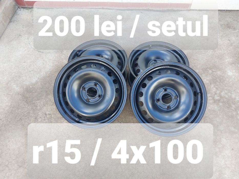 Jante tabla r15 / gama Dacia / Renault / Nissan / 4x100