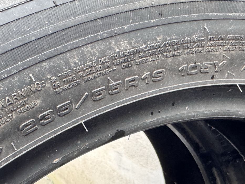 235/55/R19’Goodiyear Eagle 4бр летни dot1521 6-7mm