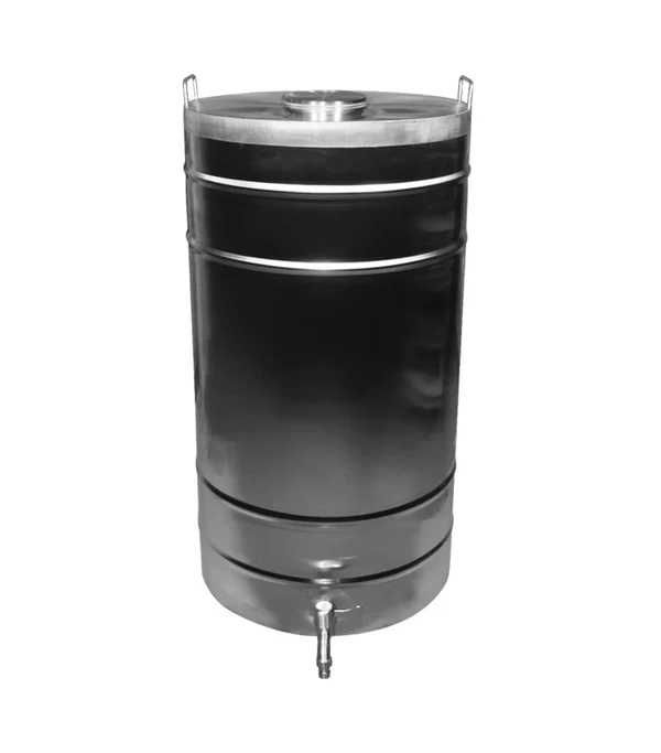Butoi din inox 108L cu capac si canea