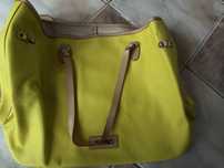 Geanta musette de culoare galbena