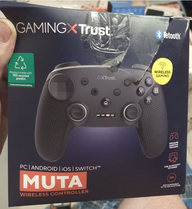 Trust 24790 GXT542 Muta Controler wireless negru pentru PC/Nintendo Sw