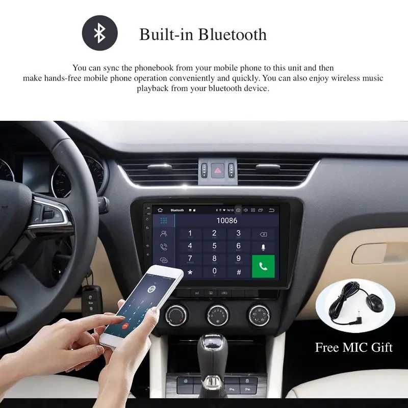 Мултимедия Двоен дин за Skoda Octavia навигация плеър Android Октавиа