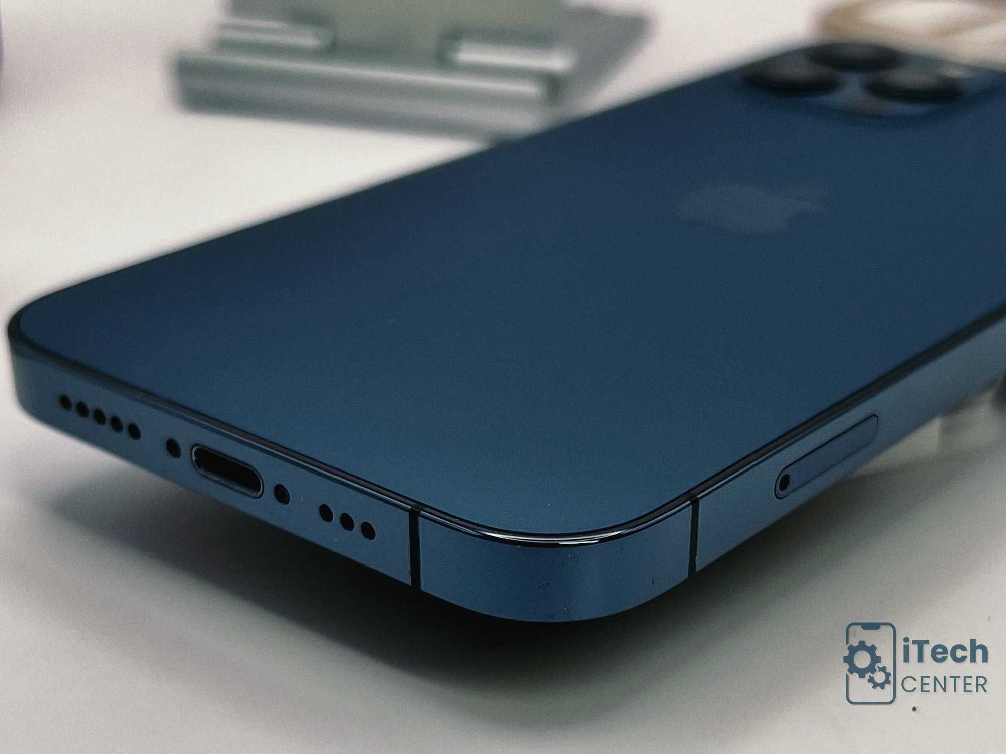 iPhone 12 Pro, 128GB, Blue, 100% батерия, ОТЛИЧЕН, 1г. ГАРАНЦИЯ!