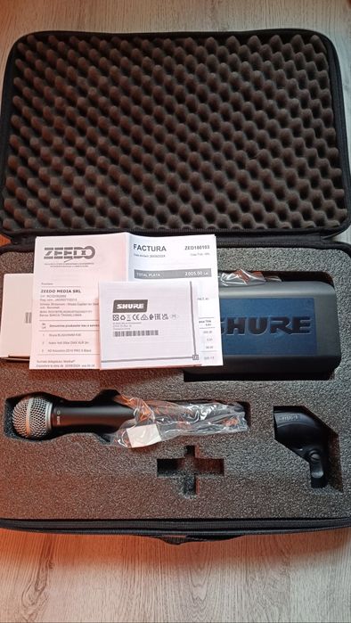 Microfon wireless Shure BLX24/SM58 garantie