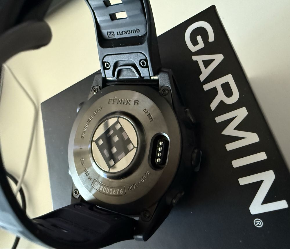 Garmin Fenix 8 Amoled Sapphire Gray Black Silic