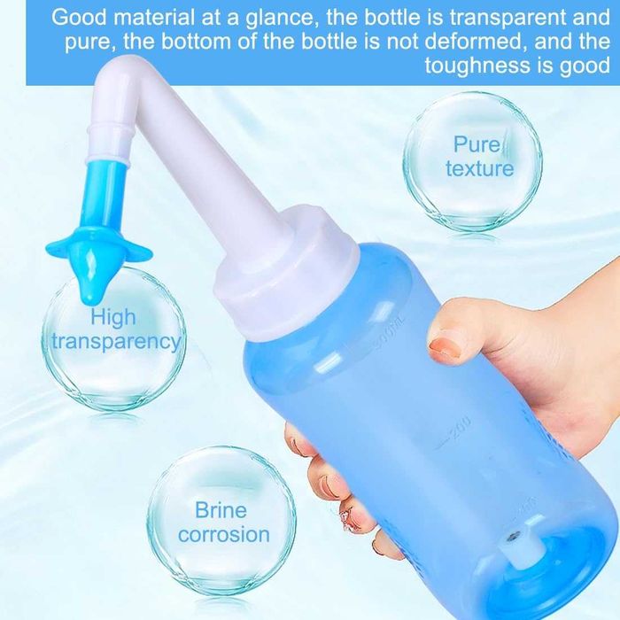 Irigator Nazal, Curatare Sinusuri, Decongestie Nazala, 300ml