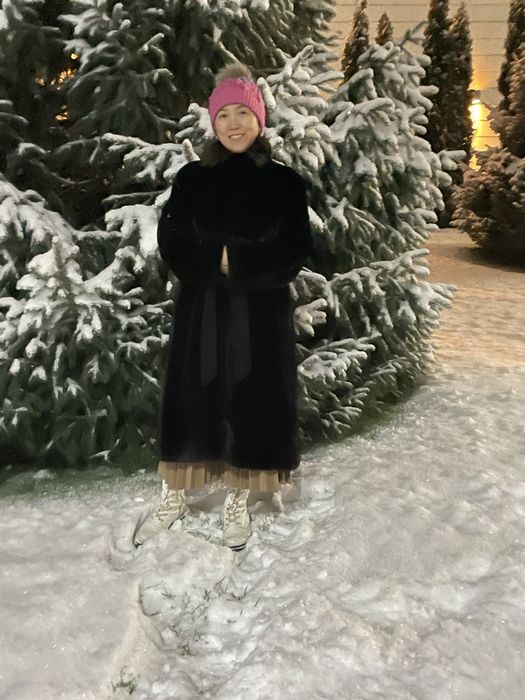 Норковая шуба Black Glama