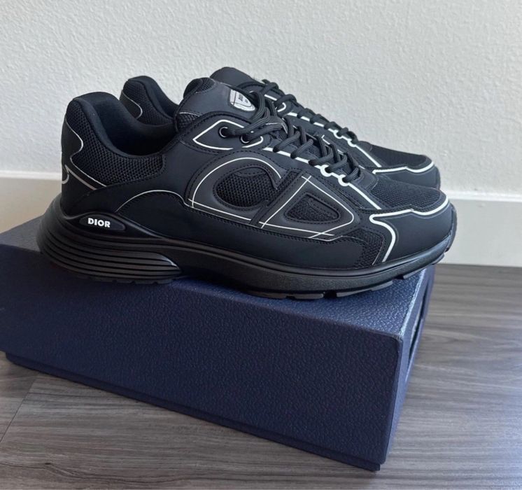 Dior B30 Sneakers Adidasi Low Black