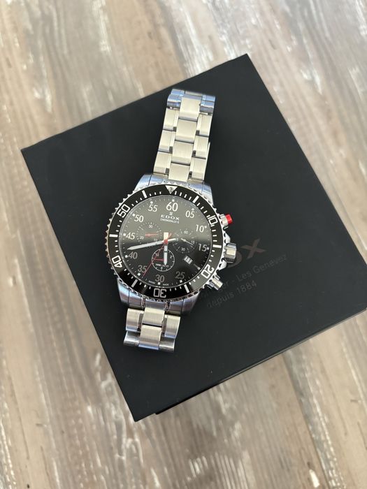 EDOX Men's Chronorally-S BLACK