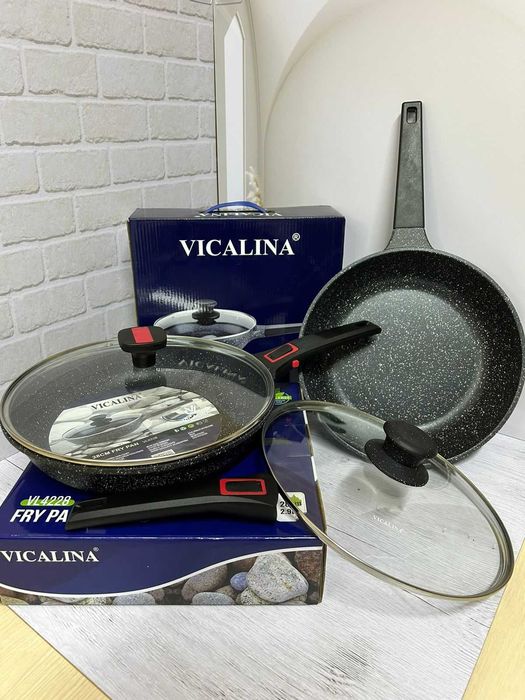 Сковородка. Сковородки. Казан. Vicalina. Сковорода Вок