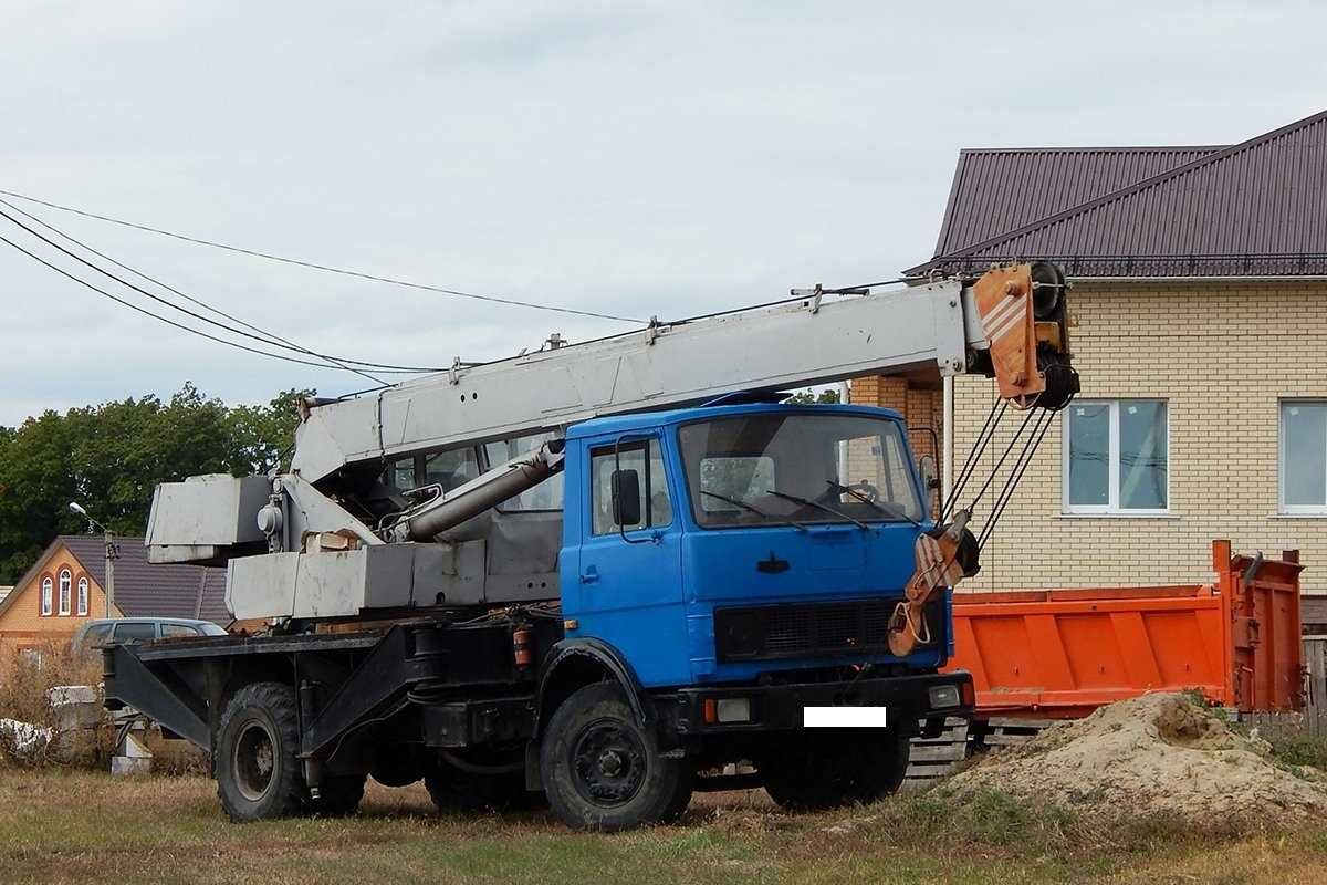 Автокран маз рама и документ.