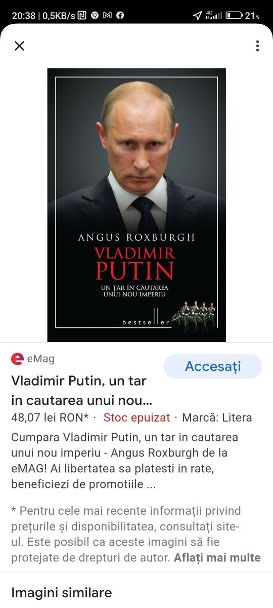 Vladimir Putin, un țar în căutarea unui imperiu.