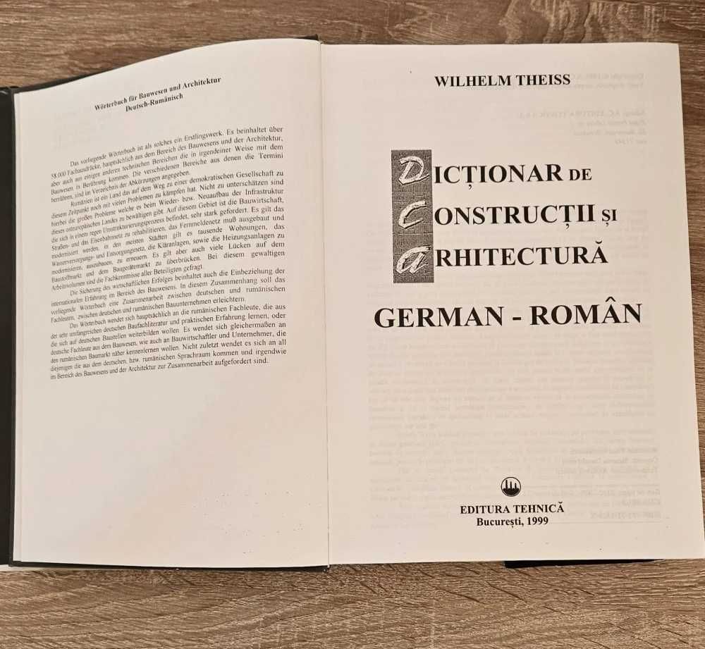 Dictionar de Constructii si Arhitectura German-Roman