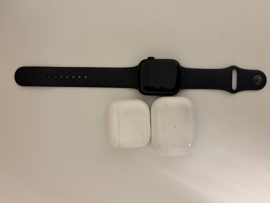 Apple watch 8, airpods pro2, airpods 4,отпариватель xiomi