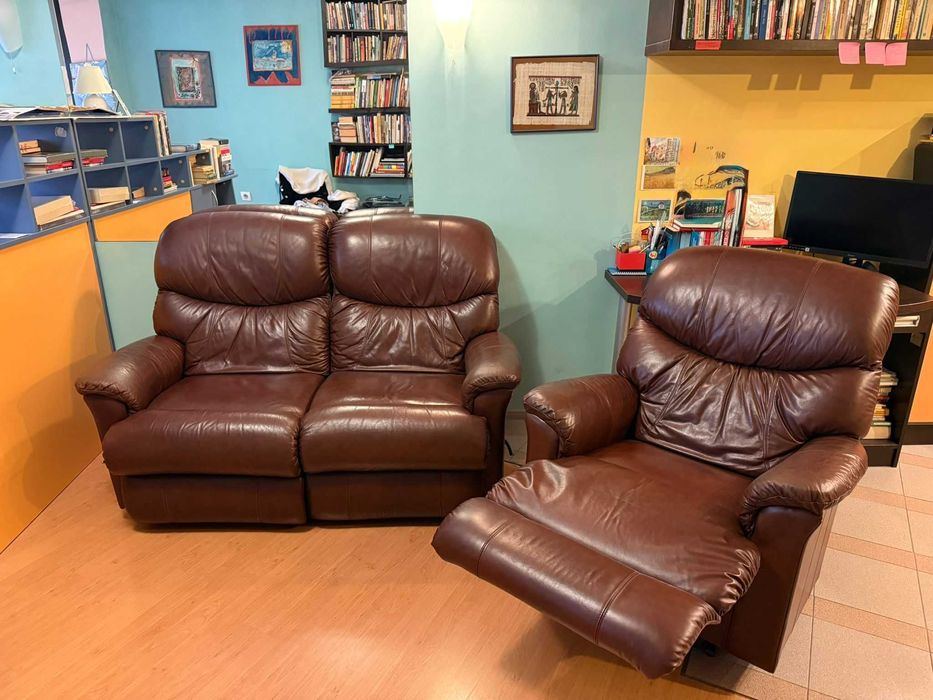 Комплект кожени дивани La-Z-Boy Larson Recliner