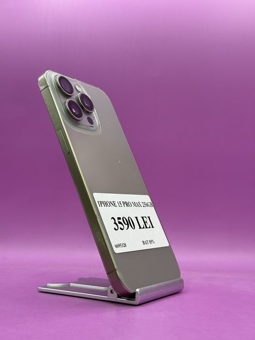 Iphone 15 Pro Max 256 85%•Amanet Matei Crangasi•66953