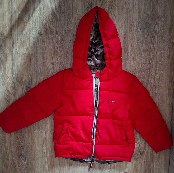 Куртка на мальчика двухсторонняя