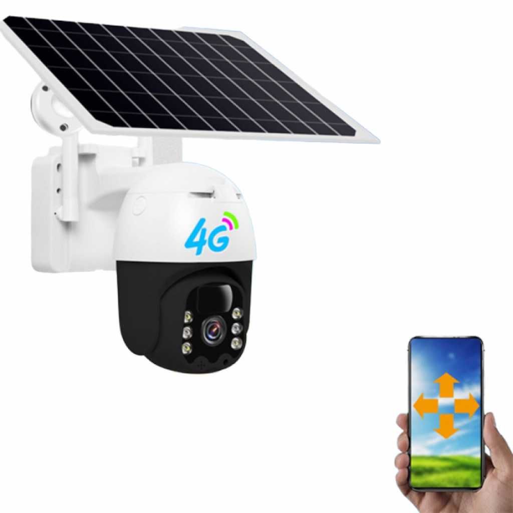 Соларна камера 4G HD 3MP V380 Pro – Устойчива и надеждна охрана