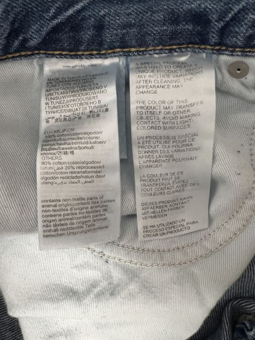 Blugi model Dad jeans Calvin Klein