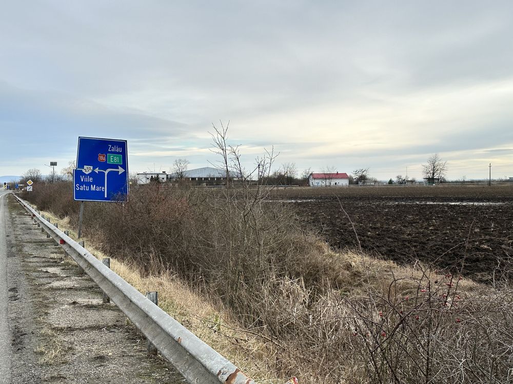 Vand Teren la intrare in Oras zona Lucian Blaga / Parc industrial