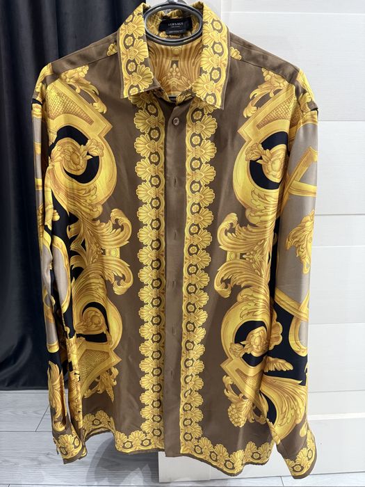 Cămașă Versace Brown Barocco  660 Shirt