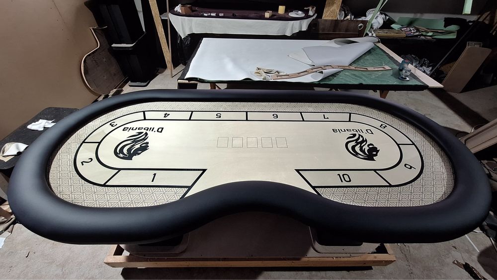 Masa poker + jetoane LOGO tau personalizare CustomTables.eu stoc poker