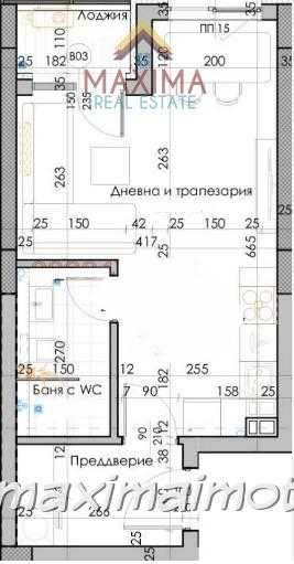 реф.19008, 1-стаен, Кючук Париж, 46кв. ново строителство