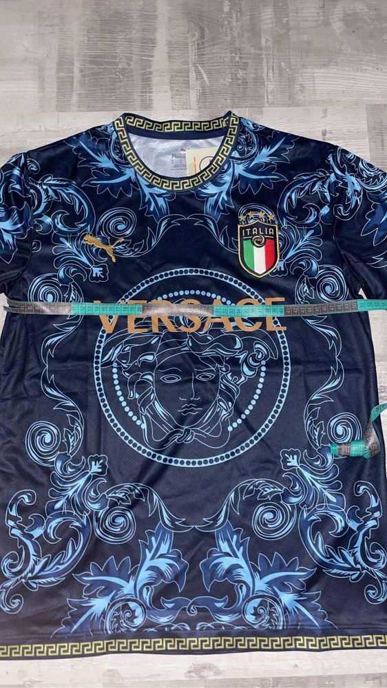 Tricou Puma Versace Italy Nike Fotbal Albastru