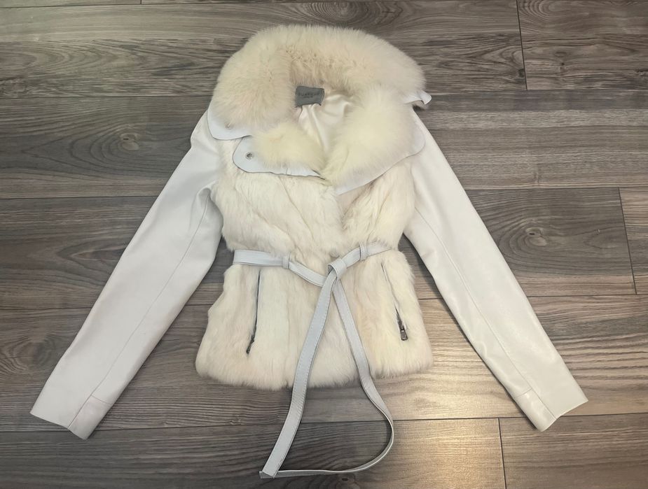 Jachetă GUAPPO Italia – piele naturală & blană naturală