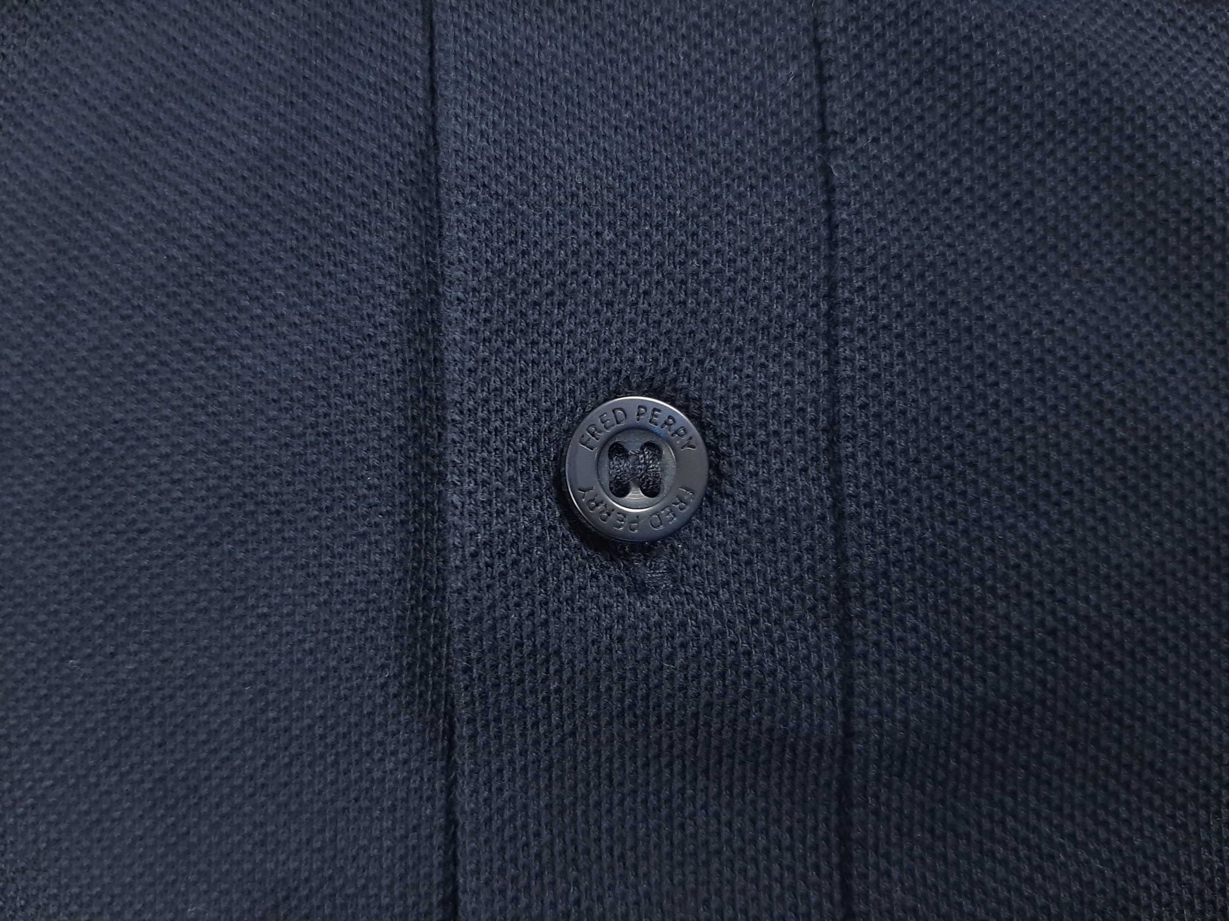 Fred Perry - Оригинална мъжка тениска с яка размер XL