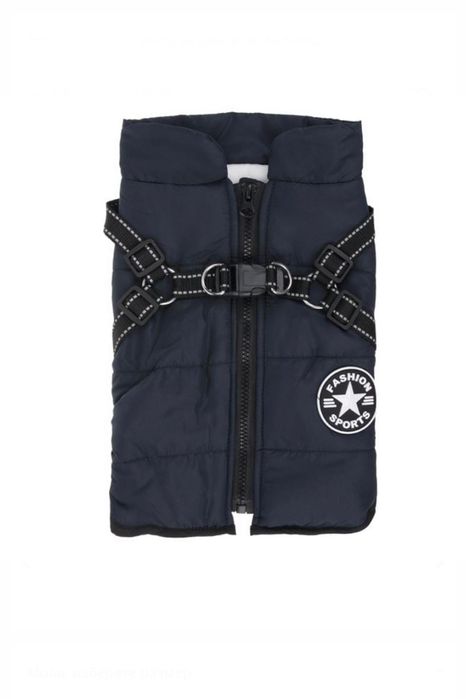 Нов Зимен елек за куче с нагръдник