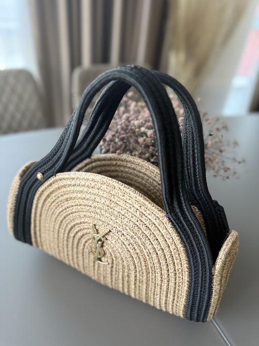 Плетена чанта уникален модел YSL