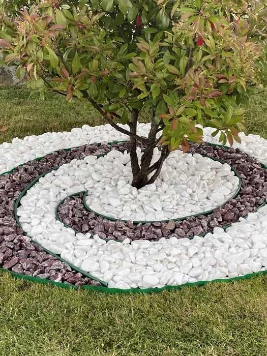 Pietricele decorative Gradina Marmura alba thasos Piatra verde rosie