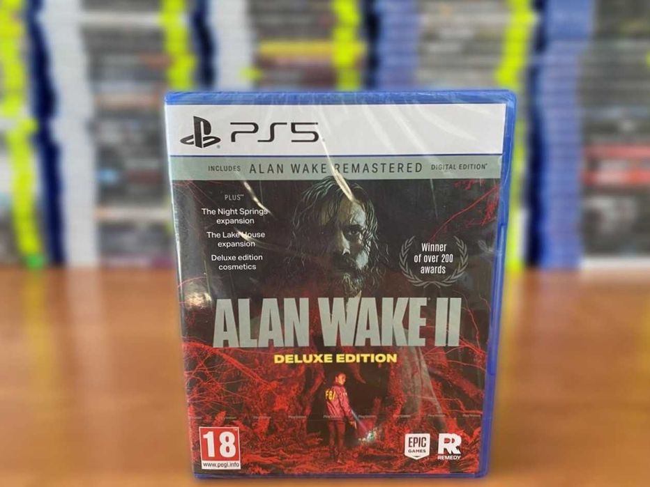 НОВЫЙ Alan Wake 2 Deluxe Edition+Alan Remastered PS5/ Алан Уэйк Пс5