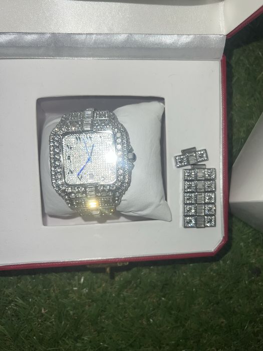 Ceas Cartier full box Moissanite VVS CADOU calitate premium