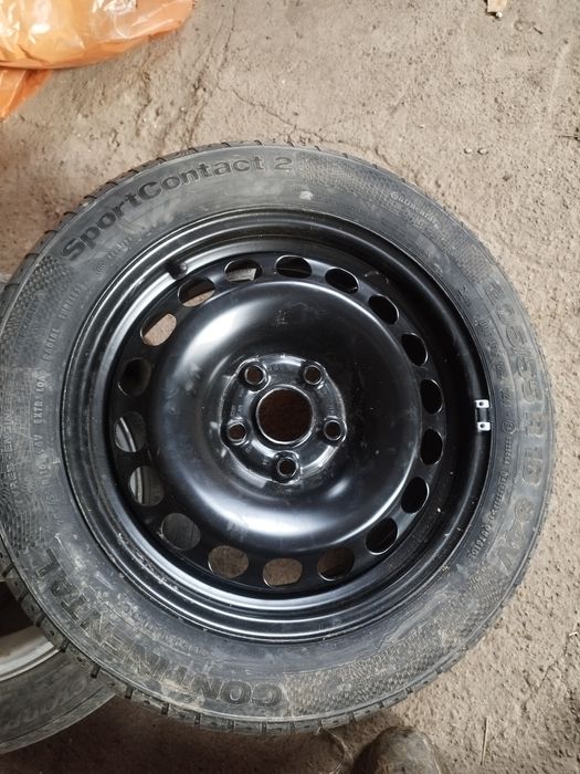 Запасное калесо новое 16 диск 5×112 резина ханкук 205×55r16