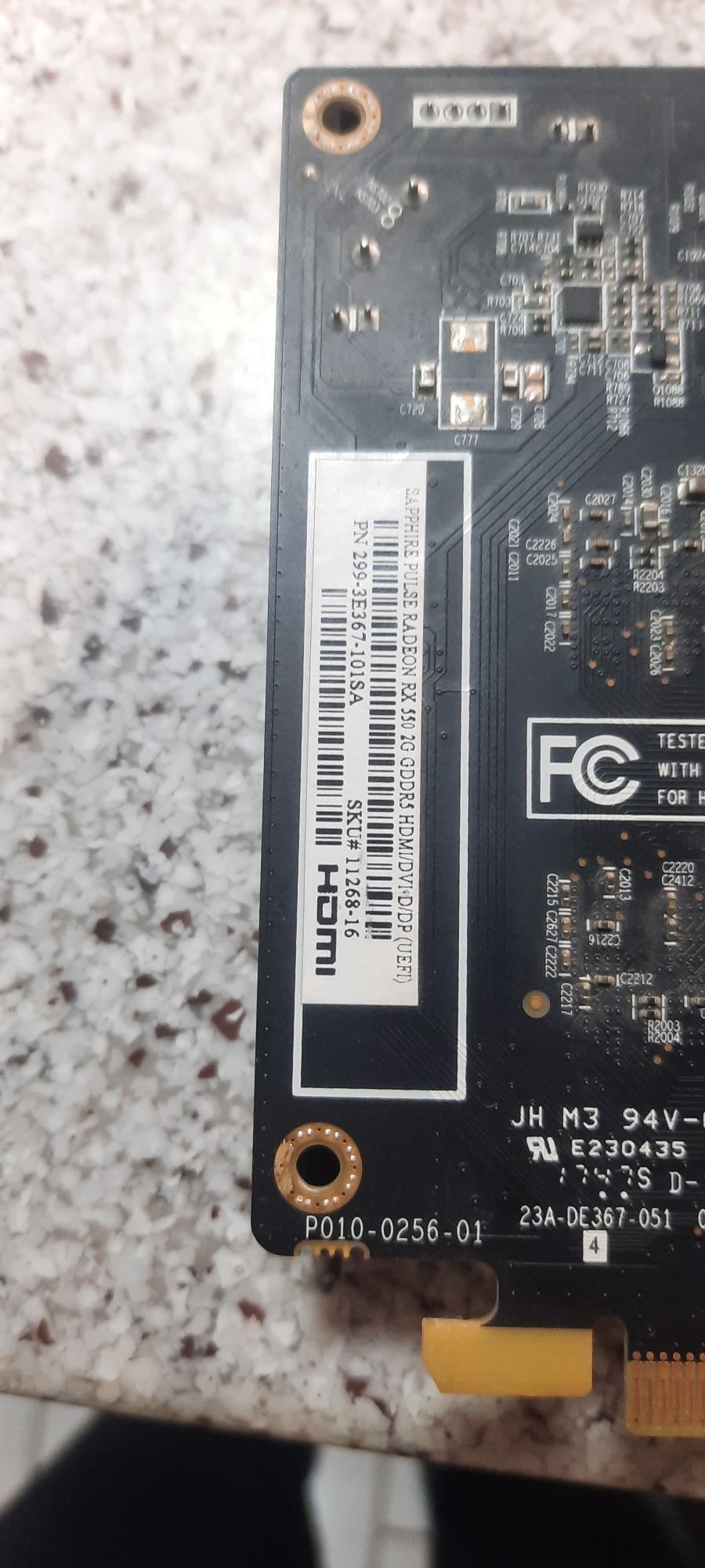 Sapphire RADEON  RX 550 2Gb