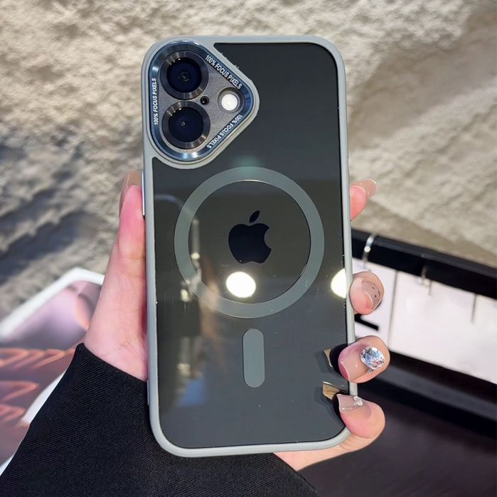 Iphone 16 case carbon and transparent