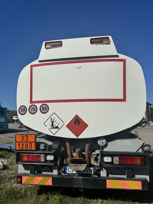 Cisterna scania cu remorca